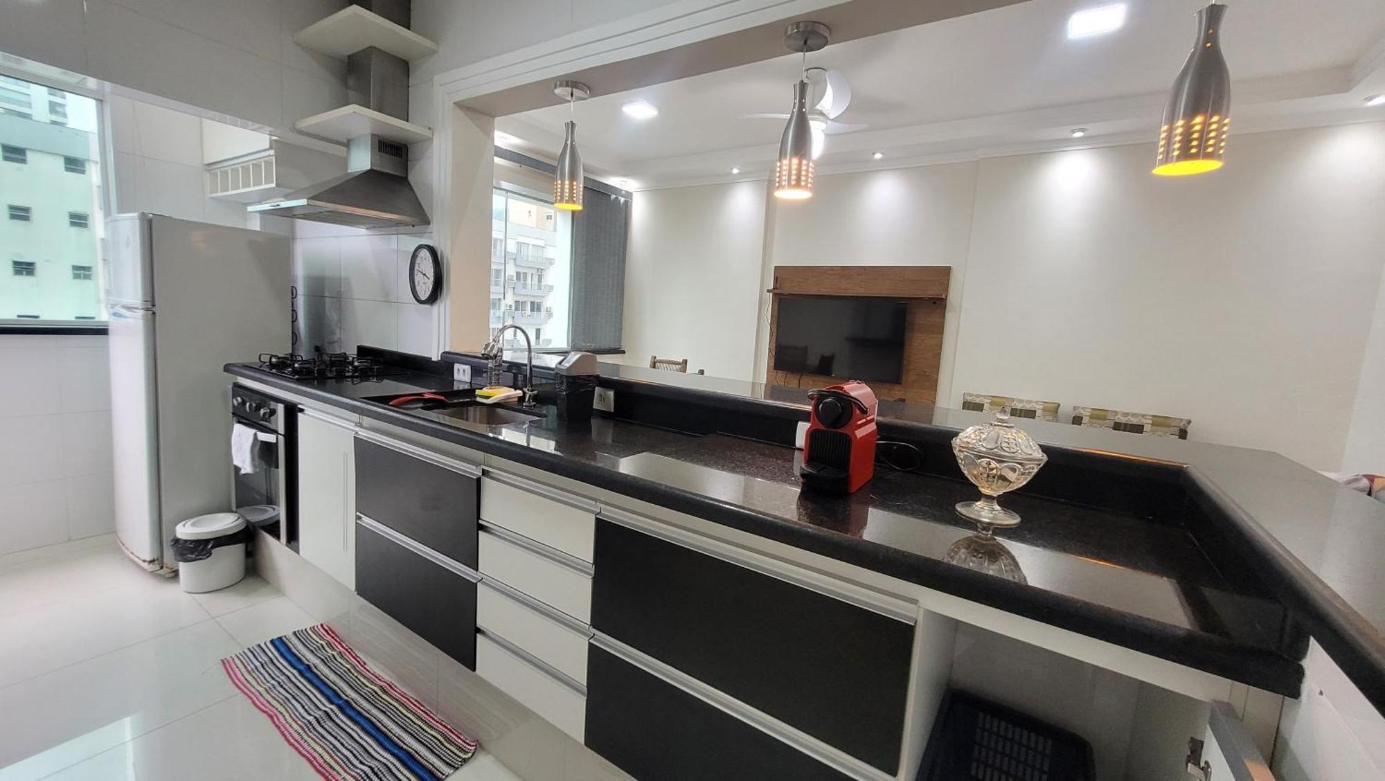 Universo Palace 604 - Vista Mar Com 2 Apartamento Santos (Sao Paulo)